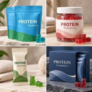 Bonbons gélifiés protéinés en marque privée OEM, nutrition sportive, formule personnalisée, logo personnalisé - Product Image 5