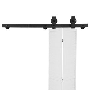 Kit Binario per Porta Scorrevole a Soffietto (Barn Door) da 36 Pollici, Montaggio Superiore, Resistente, Facile Installazione per Scorrimento Silenzioso e Fluido - Product Image 1