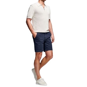 Wholesale Men's Solid <b>Chino</b> Shorts Pockets High <b>Elastic</b> <b>Waist</b> Breathable Summer Street Wear Regular Fit Comfortable - Product Image 3