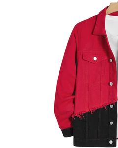 Veste en jean décontractée Mukhab pour homme – Collection automne, respirante, imperméable, réversible, coupe classique, effet vieilli, 100 % denim - Product Image 3