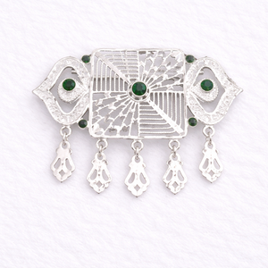 MOLL JEWELLERS Mini-animaux en alliage plaqué or vintage, faits à la main, écologiques, étanches, élégants, à la mode, avec perles scintillantes et pompon - Product Image 5