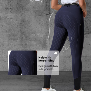 Leggings de equitación de poliéster personalizados para mujer, pantalones de montar a caballo, ropa ecuestre, superventas - Product Image 4