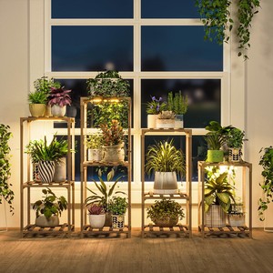 Wholesale Acacia Wood Multi-Section <b>Planter</b> - Contemporary Style - Product Image 1