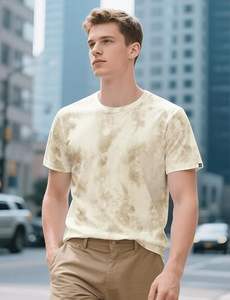 Camisetas de Cuello Redondo para Hombre - Camiseta Ligera de Manga Corta con Estampado Moderno y Fresco, Estilo Hipster, Tie-Dye - Product Image 4