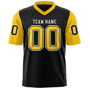 Nuevos Diseños de Camisetas de Fútbol Americano 100% Algodón Transpirable de Secado Rápido para Hombre y Mujer, Logotipo Frontal de los 32 Equipos - Product Image 2