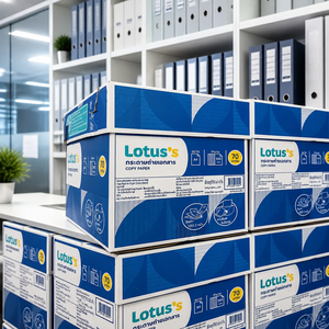 กระดาษถ่ายเอกสารสีขาว A4 ยี่ห้อ Lotus 80 แกรม/70 แกรม 500 แผ่น สำหรับงานพิมพ์และถ่ายเอกสาร - Product Image 6