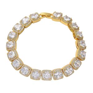 925 Sterling Silver Iced Out Moissanite Diamond Tennis Bracelet D Color VVS1 Hip Hop Jewelry <b>for</b> <b>Men</b> and Women - Product Image 2