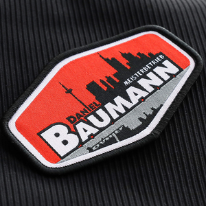 Premium Eco-Friendly <b>Sew</b>-<b>On</b> Woven Fabric <b>Patches</b> with Custom Designs for Hats and Jackets High Definition Detail - Product Image 2