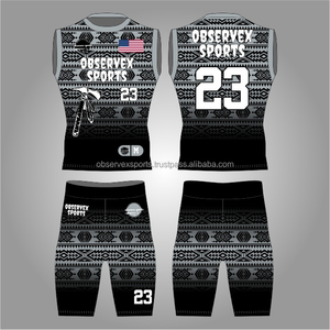 7v7 Uniform <b>Compression</b> Fit Fully Youth Sublimation Flag Football Uniform Quick Dry Breathable 7on7 Uniform - Product Image 1