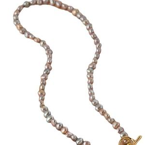 Collar de Perlas Barrocas de Agua Dulce Naturales, Diseño Simple y Moderno para la Clavícula, Fresco, Dulce y Elegante - Product Image 5