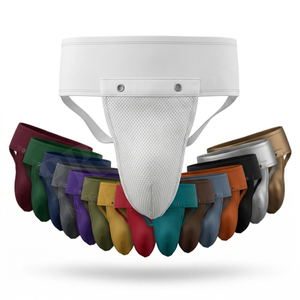 Pro Felt Custom Protective Groin Guard for Men Sports Jockstrap Cup with Elastic Straps Breathable Mesh MMA Boxing Hockey Pads - Product Image 1