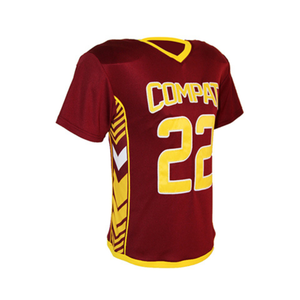 Customized Lacrosse Jersey 100% Breathable Polyester Mesh Sublimated Team Uniform Anti-Shrink Quick Dry Stitched Sportswears - Product Image 1