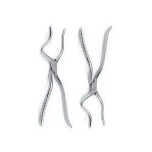 ชุดคีมถอนก้อน Rowe Disimpaction Forcep คู่ขวา-ซ้าย สแตนเลสสตีล ชุดผ่าตัดแบบธรรมดา ชุดผ่าตัดช่องท้องพื้นฐาน ได้รับการรับรองมาตรฐาน CE สำหรับใช้ในโรงพยาบาล ขนาด 24 ซม. - Product Image 1