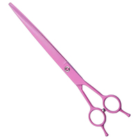 Ciseaux de coiffure professionnels de 7 pouces en acier inoxydable rose à lame tranchante pour toilettage d'animaux et coupe de cheveux, personnalisables avec logo, haute qualité