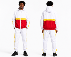 Ensemble de survêtement pour homme, sweat à capuche zippé et pantalon de jogging, vêtements de sport décontractés, vêtements d'extérieur pour l'hiver, légers et écologiques - Product Image 6