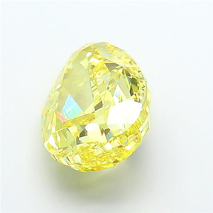 Excellente pierre précieuse synthétique taillée en forme de poire de 7,02 carats, jaune vif fantaisie, diamant cultivé en laboratoire, certifié IGI, clarté VS1 - Product Image 3
