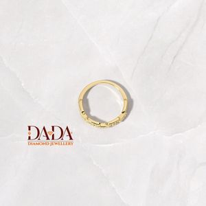 Elegant Lab Grown Diamond Link Chain <b>Ring</b> for Women Open Oval Chain Design Modern <b>Statement</b> Fashion Jewelry Everyday - Product Image 6