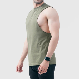 เสื้อกล้ามผู้ชายผ้าฝ้าย 100% ระบายอากาศได้ดี คุณภาพสูง ราคาประหยัด เหมาะสำหรับใส่ลำลองในฤดูร้อน - Product Image 2
