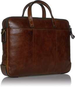 Maletín de Cuero Genuino para Hombre, Estilo Clásico Vintage Retro, para Portátil y Tablet, de HAWKS INTERNATIONAL MERCHANTS - Product Image 5