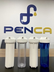 Sistema de filtro de agua azul grande carcasa de membrana RO plástico PP transparente de 10-20 pulgadas al por mayor para filtración de agua doméstica - Product Image 2