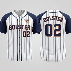 Maillot de baseball d'hiver à manches courtes All-Star personnalisé avec emblème d'équipe et logo frontal par Bolster Industry - Product Image 5