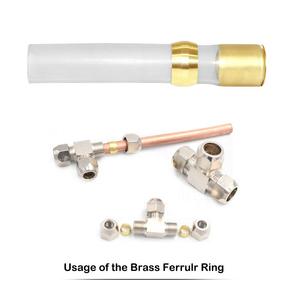 Raccord de compression en laiton forgé durable à prix de gros, avec bague de serrage, filetage SAE, résistant à la corrosion pour conduites d'eau, d'huile et de gaz - Product Image 6