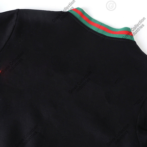 Vêtements de sororité et de fraternité pour femmes, cardigans grecs noirs en coton molletonné, pulls à col en V, patch en chenille personnalisé brodé, hiver - Product Image 4