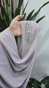 Bande de bordure en strass pour vêtements de boutique, ornée de perles faites à la main, rose pâle, pour hijab, avec applique en cristal, fournisseur d'usine - Product Image 3