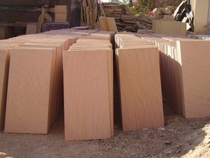 Piedra Arenisca Rosa Jodhpur Pulida de Lujo Moderna, de Bajo Mantenimiento y Resistente al Calor, para Pavimentación Interior y Exterior, Escalones, Peldaños y Mobiliario de Jardín - Product Image 1