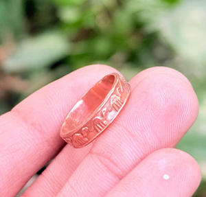 Anillo Terapéutico de Cobre, Joyería de Energía Curativa Natural, Anillo Vintage Unisex con Acabado Antiguo de Lujo, Venta al Por Mayor - Product Image 6