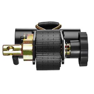 Cinghie a cricchetto nere da 1,5 pollici di larghezza x 7,4 piedi di lunghezza per portascala, con attacco a tubo rotondo nero da 1,87-2 pollici, doppio J e gancio E-Track - Product Image 5