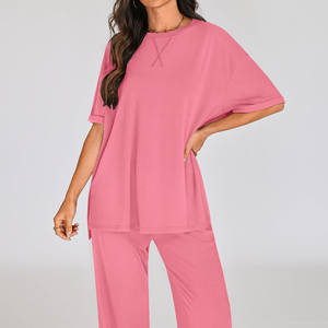 Women's <b>Sets</b> Athletic Matching <b>Set</b> Jogger Bottoms Comfortable Fitness Running Travel Wear Summer Co-ord <b>Set</b> For Women's - Product Image 5