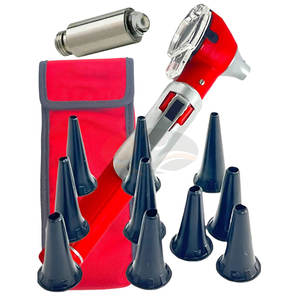 Otoscope à Fibre Optique Premium en Acier Inoxydable, Mini Kit de Diagnostic ORL Portable Professionnel, Outil d'Examen Médical MOL - Product Image 3