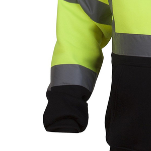 Nouveau sweat-shirt de travail pour homme de bonne qualité, fabriqué en usine, à prix abordable, avec logo personnalisé et couleur unie pour une tenue de sécurité. - Product Image 6