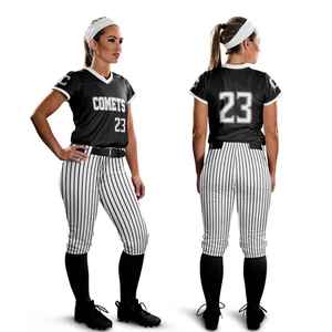 Meilleurs ensembles d'uniformes de baseball et de softball pour filles, conçus sur mesure, respirants, nouveau design, vêtements de sport - Product Image 5