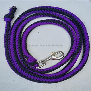 Handcrafted Rounded <b>Lead</b> <b>Ropes</b> for horses customized 6ft rounded horse <b>lead</b> <b>rope</b> and equestrian horse products - Product Image 5