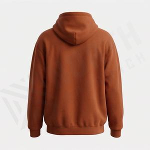 Sudadera con Capucha Oversize Vintage para Hombre de Felpa Francesa de Mezcla de Algodón, Estilo Urbano Básico con Técnicas Bordadas, la Mejor Calidad, Cálida - Product Image 2