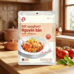 O'food Fresh <b>Tomato</b> Spaghetti <b>Sauce</b> 120g <b>Sachet</b> Plain Taste for Pasta - Product Image 1