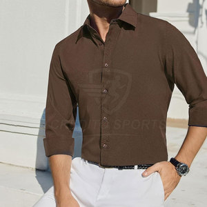 Camisas Clásicas Casuales de Algodón para Hombre, Camisa de Algodón con Botones, Mezcla de Algodón Suave, Ajuste Cómodo, Estilo Diario - Product Image 6