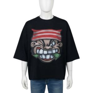 Camiseta de Algodón Pesado con Logotipo Personalizado, Lavado Ácido, Estilo Desgastado, Corte Holgado, 100% Algodón para Hombre - Product Image 5