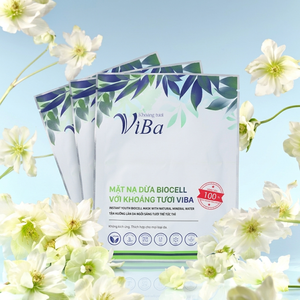 Masque Visage Hydratant et Revitalisant Viba à l'Eau Minérale du Vietnam, à la Noix de Coco Fermentée, pour Jeunesse et Éclat (Unisexe) - Product Image 1