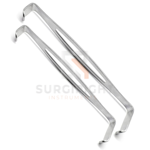 Instrument chirurgical manuel à double rétracteur entièrement personnalisé, en acier inoxydable allemand de qualité supérieure, pour chirurgie générale, certifié CE - Product Image 2