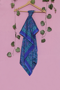 Pareo de Seda Boho con Estampado Paisley – Chal de Playa con Estampado Floral para Mujer, Ideal para la Playa y Fiestas - Product Image 4