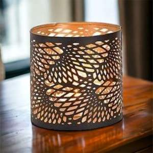 Porte-bougie décoratif en métal, idéal pour les festivals, les célébrations, les rituels et une ambiance apaisante en soirée. - Product Image 3
