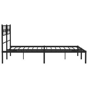 Base de Cama Rectangular de Metal con Cabecera, Muebles para el Hogar Duraderos y Elegantes - Product Image 6