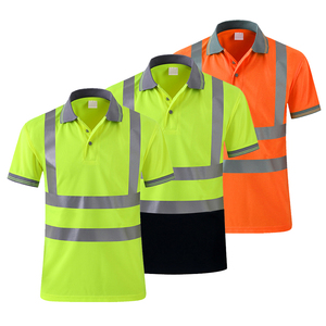 เสื้อโปโลสะท้อนแสงเพื่อความปลอดภัย ระดับ 2 สีเขียว สีส้ม สีเหลือง - Product Image 3