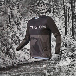 Vêtements de sport d'été personnalisés unisexes pour adultes, vêtements de cyclisme à séchage rapide et respirants, maillot de motocross, maillot de descente en VTT DH - Product Image 3