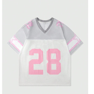 เสื้อฟุตบอลตาข่ายคอวีสำหรับผู้หญิงแบบสั่งทำพิเศษ เสื้อยืดกีฬาแบบครอป ระบายอากาศได้ดี ชุดฝึกซ้อม รับผลิตแบบ OEM ODM ขายส่ง - Product Image 1