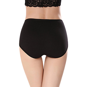 Culottes sans couture taille mi-haute pour femmes, qualité supérieure, gris uni, 100 % coton tricoté, style basique, vente en gros 2026 - Product Image 2