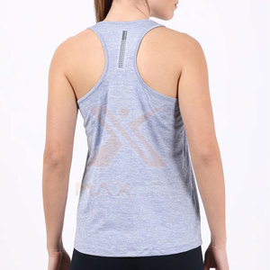 Camiseta sin Mangas para Mujer, Talla Grande, Diseño Único, Transpirable, Informal, Ecológica, con Logotipo Frontal, Poliéster/Algodón, Calidad Mayorista - Product Image 3